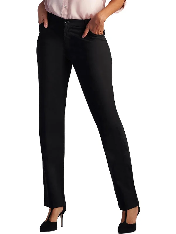 Deal Dash Womens Solid Relaxed Fit Casual Pants
