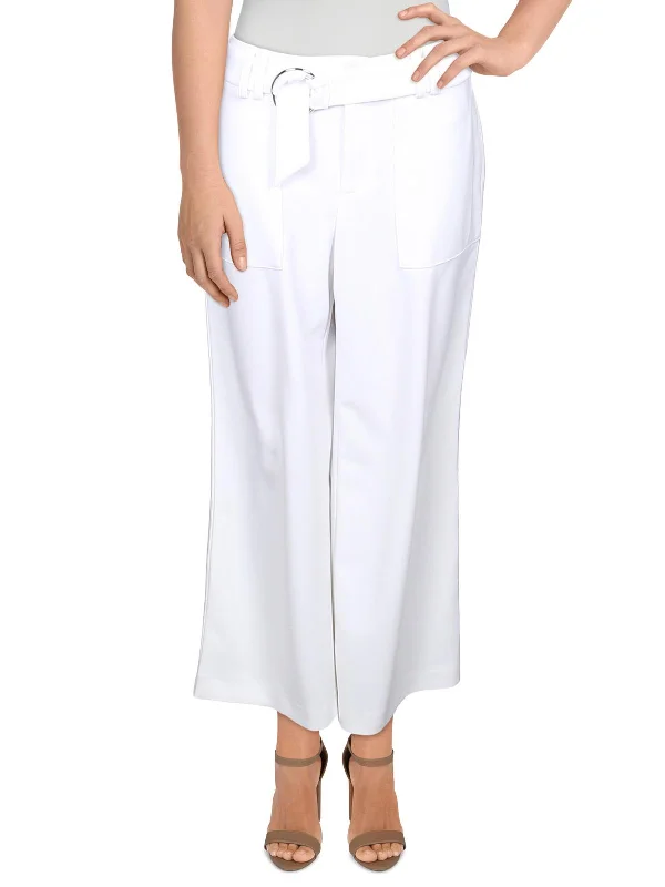 Midnight Sale Womens Utility Pocket Wide Leg Pants