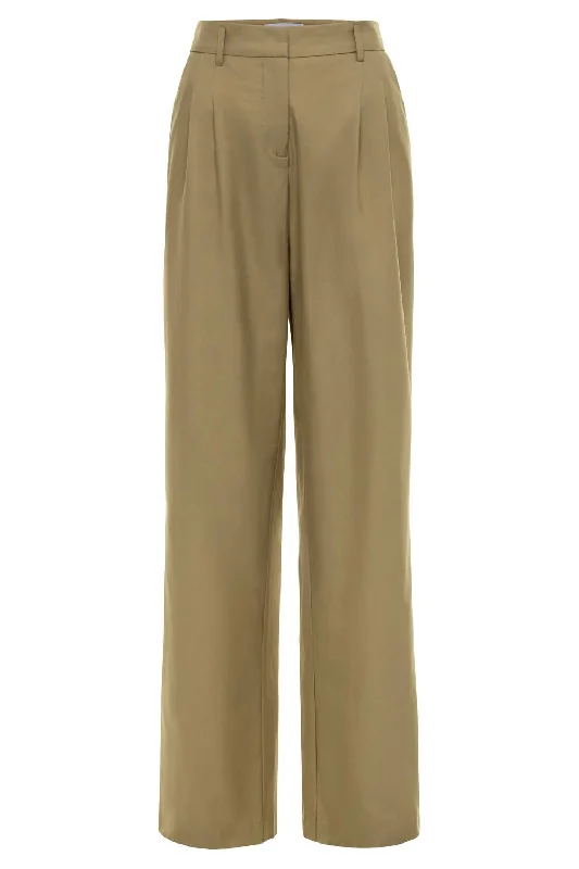Blowout Deals Women's Wool Alexandra Pants In Tan