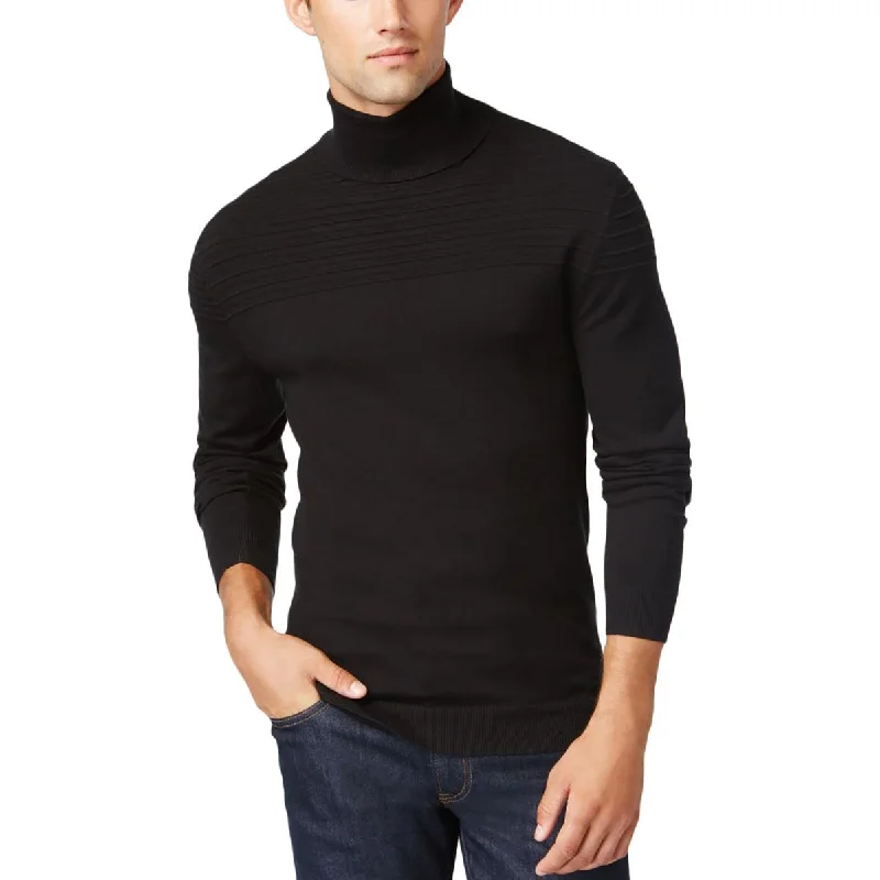 Online Specials Alfani Mens Tucker Regular Fit Ribbed Trim Turtleneck Sweater