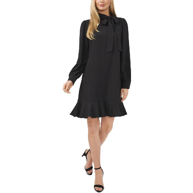 Weekend Flash Sale CeCe Womens Ruffled Hem Short Mini Dress