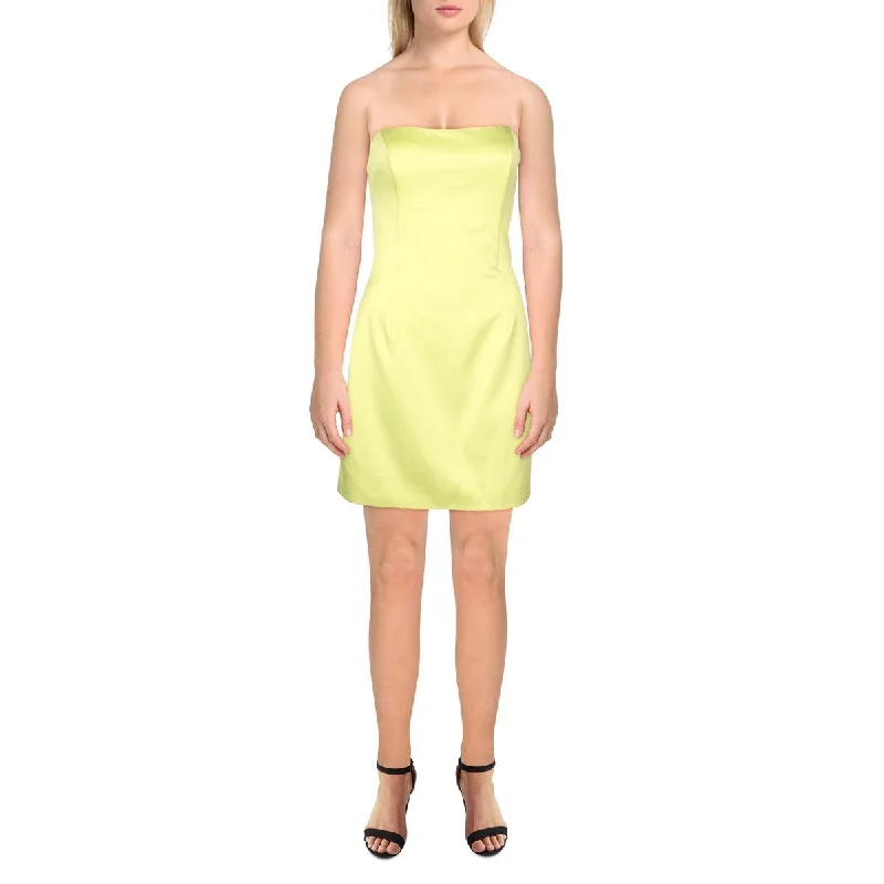 Hot Deal Elliatt Womens Emani Satin Mini Cocktail And Party Dress