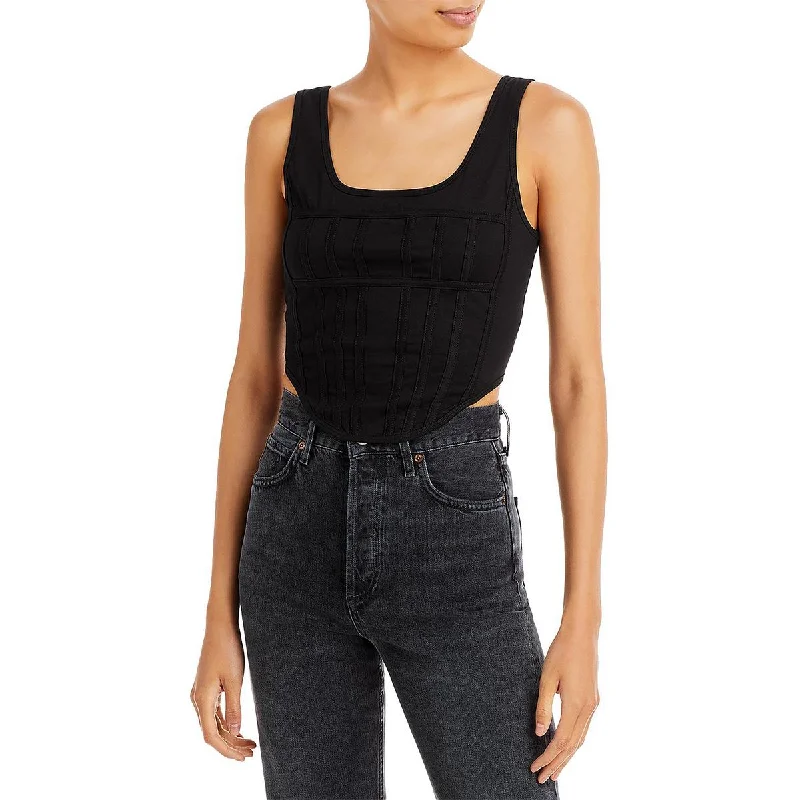 Great Deals Fore Womens Corset Sleeveless Tank Top