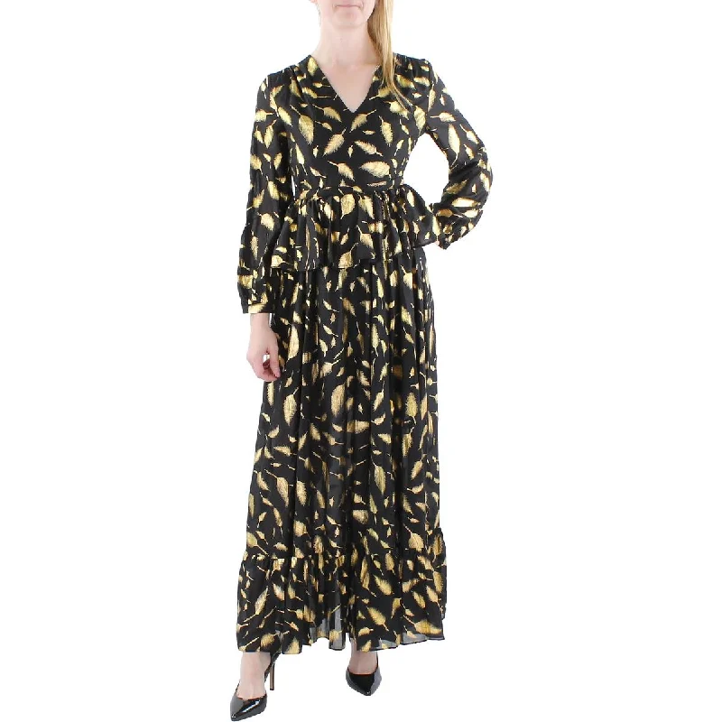Amazing Deals Gracia Womens Printed Long Maxi Dress
