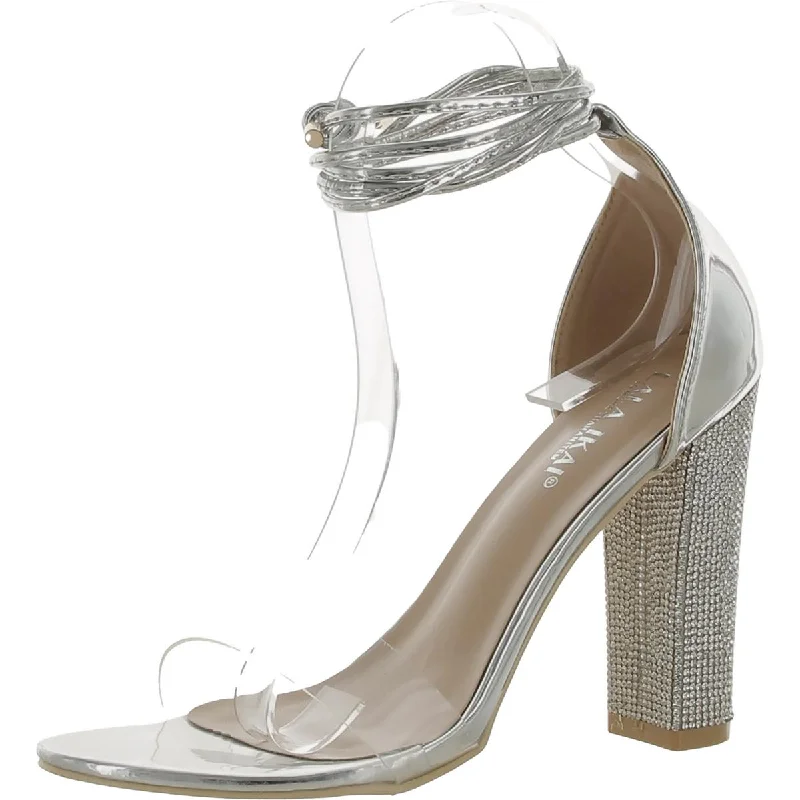 New Deals LALA IKAI Womens Rhinestone Heels