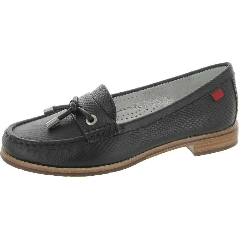 Super Deal Marc Joseph Womens Jackson St. Leather Snake Print Loafers