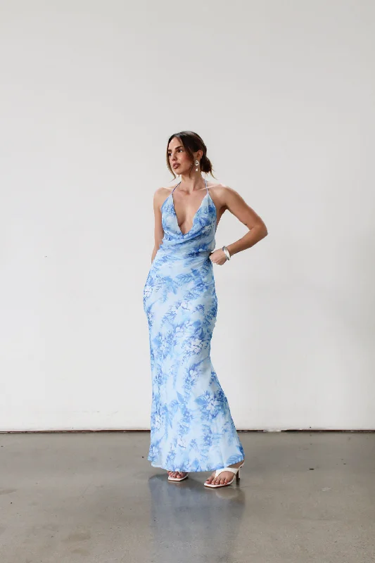 Don't Miss Ocean Waves Maxi Dress