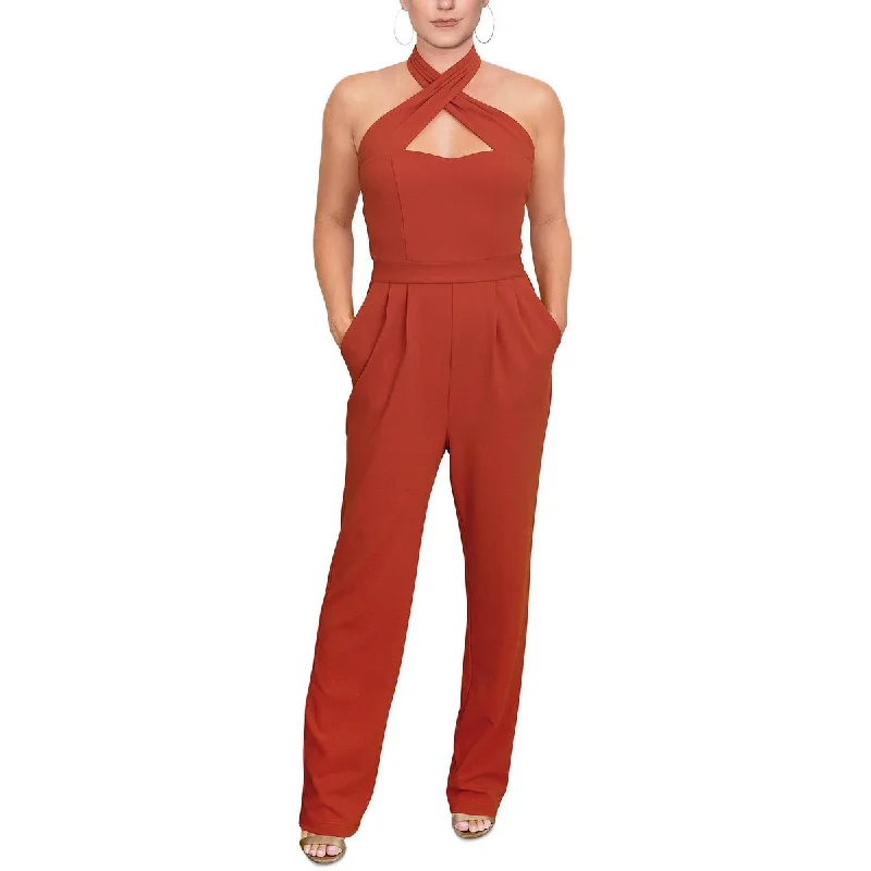 Lowest Prices Rachel Rachel Roy Womens Roxie Crepe Open Back Jumpsuit