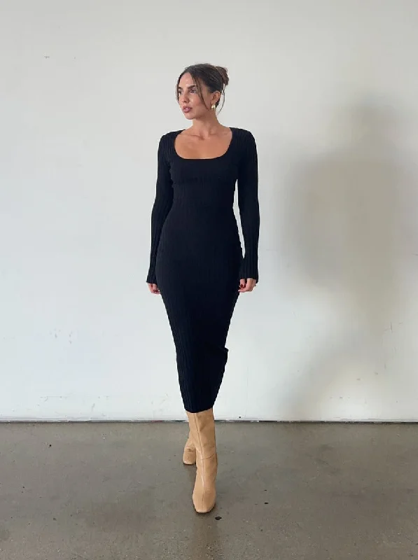 Steals and Deals Uneasy Midi Dress - FINAL SALE