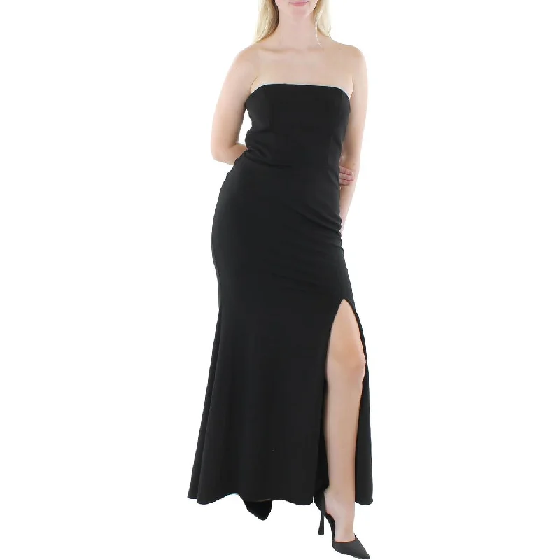 Instant Discount Xscape Womens Embellished Slit Evening Dress