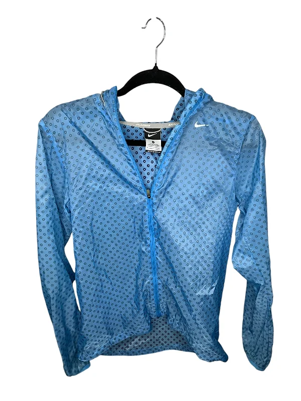 Sale Event Athletic Jacket By Nike In Blue, Size: S