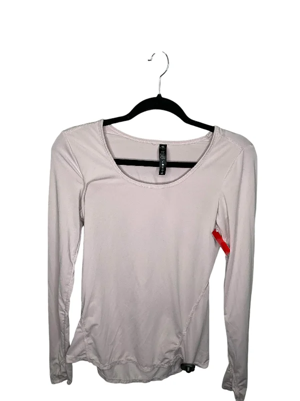 New Arrival Athletic Top Long Sleeve Crewneck By 90 Degrees By Reflex In Pink, Size: Xs