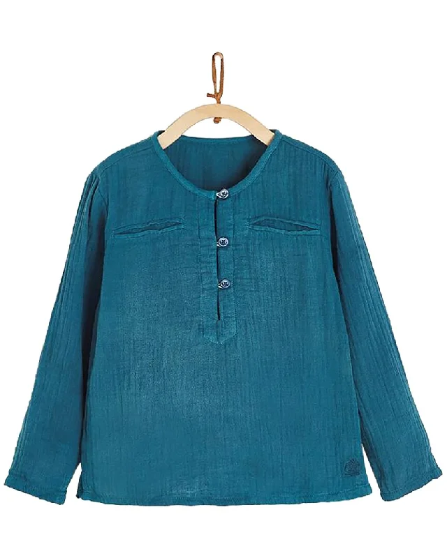 Super Deal babycottons Paradise Mandarin Collar Shirt