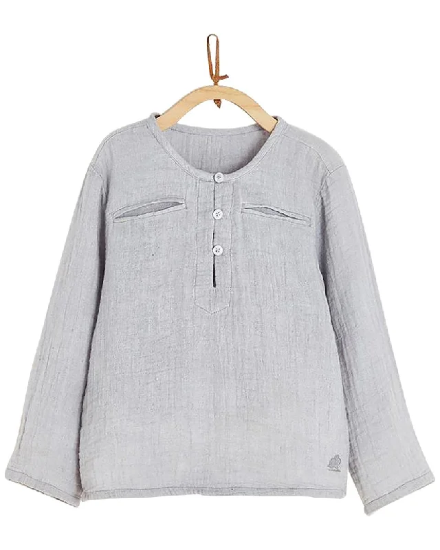 Take Advantage babycottons Paradise Mandarin Collar Shirt