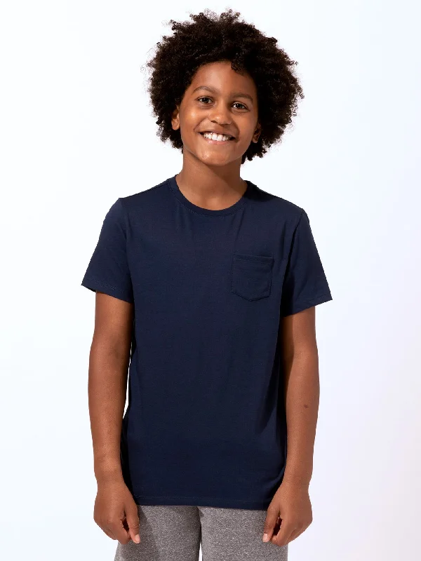 Kids Invincible Crew Neck Pocket Tee