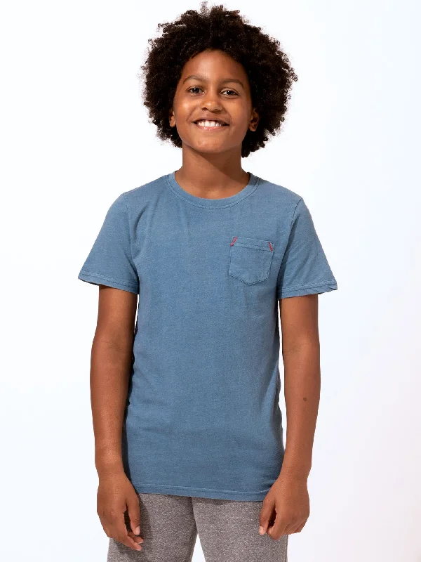 Weekend Special Boy's Mineral Wash Pocket Tee