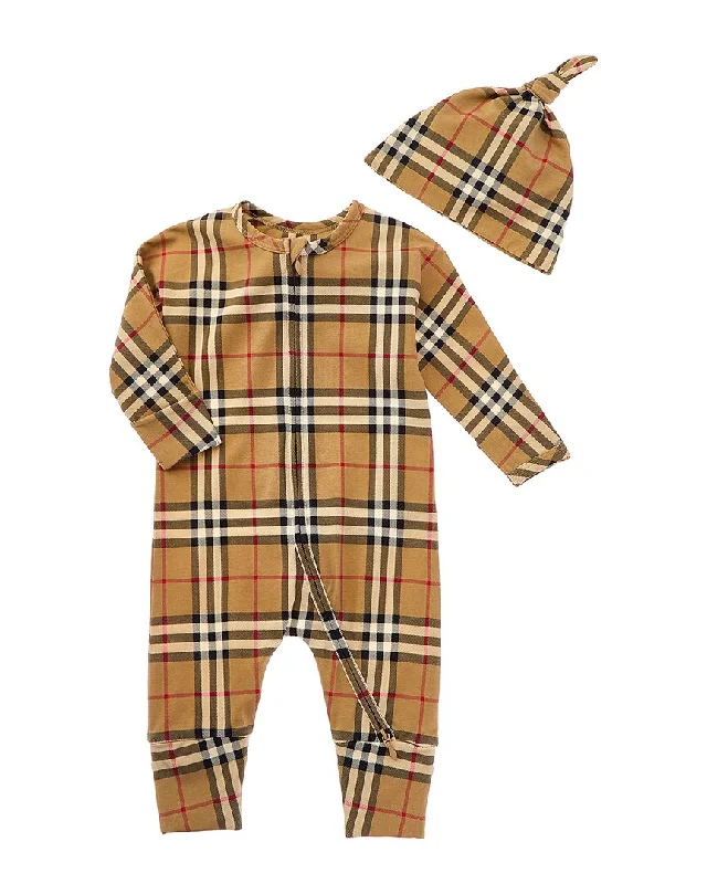 Price Buster Burberry 2pc Vintage Check Bodysuit Set