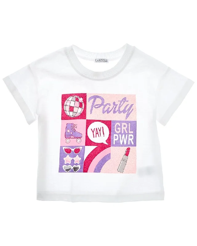 Bargain Blast Flapdoodles Glitter Print Girl Power T-Shirt