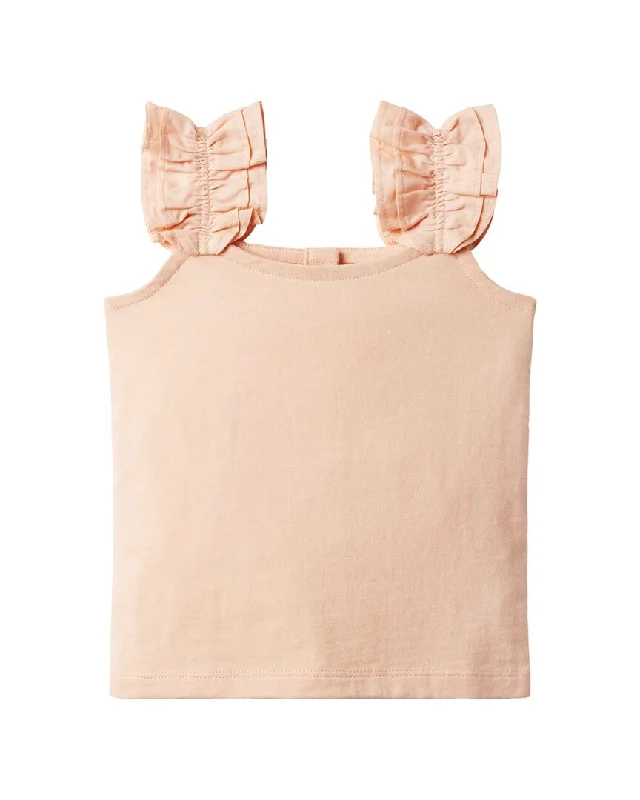 Final Markdown Janie and Jack Ruffle Strap Jersey Top