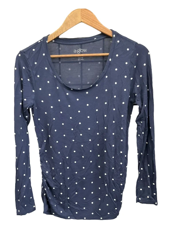 Stock Clearance Maternity Top Long Sleeve By A Glow  Size: M