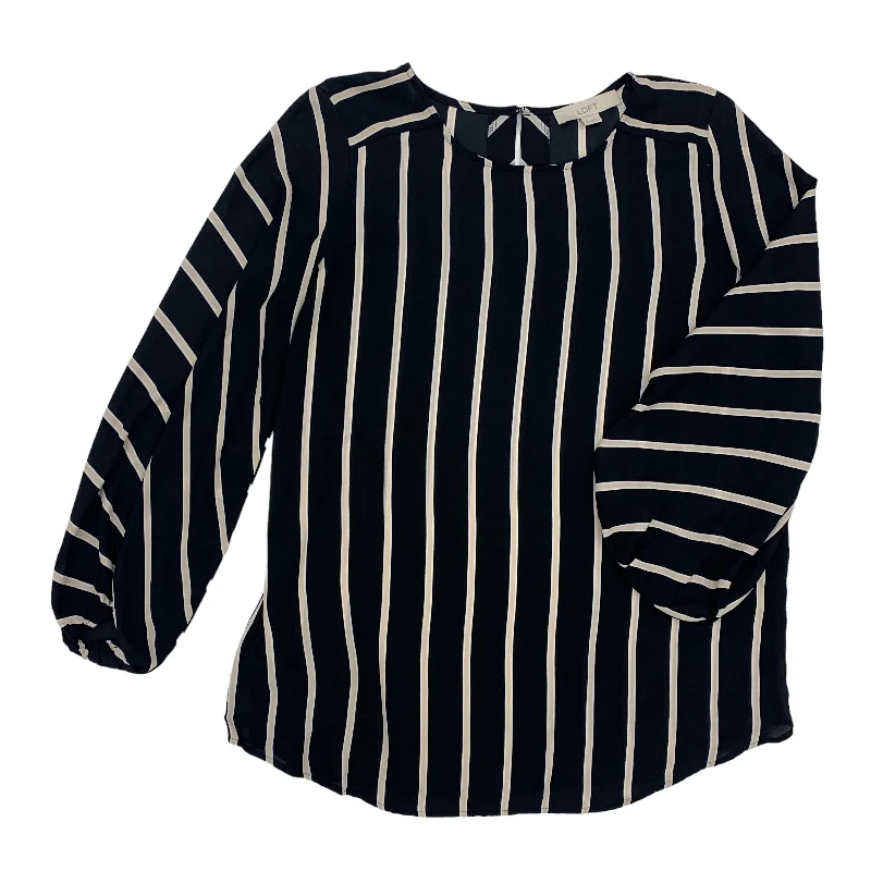 Early Bird Discount Maternity Top Long Sleeve By Loft  Size: S