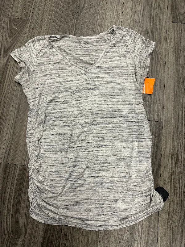Instant Discount Maternity Top Short Sleeve By Motherhood  Size: L