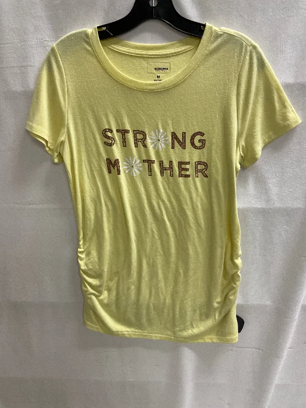 Extra Savings Maternity Top Short Sleeve By Sonoma  Size: M