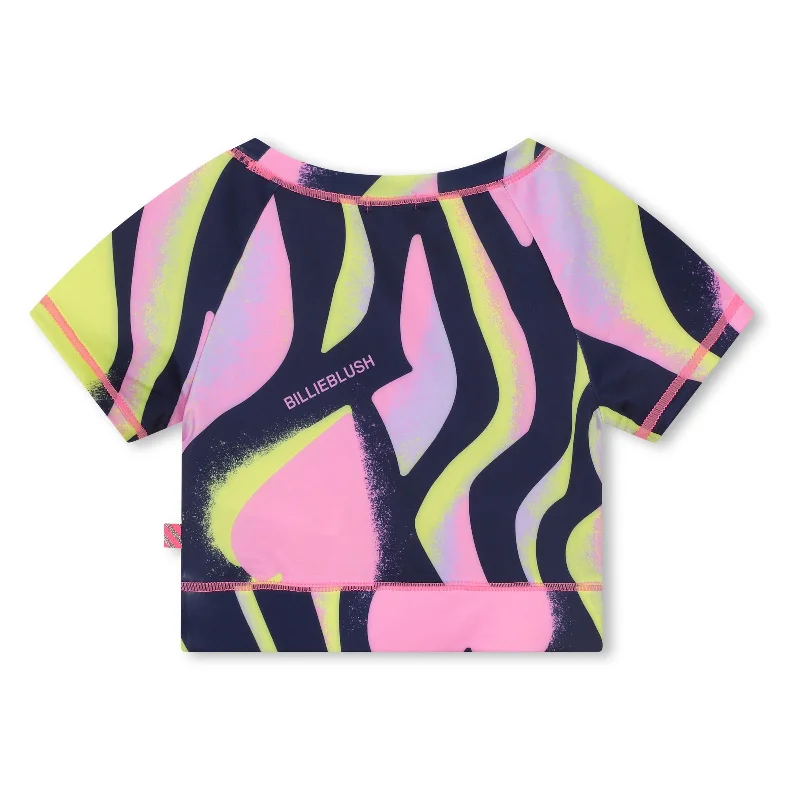 Multicolor Heart Print T-Shirt