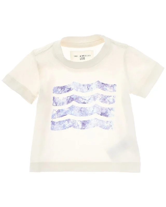 Holiday Sale Sol Angeles Tides Waves Crew T-Shirt