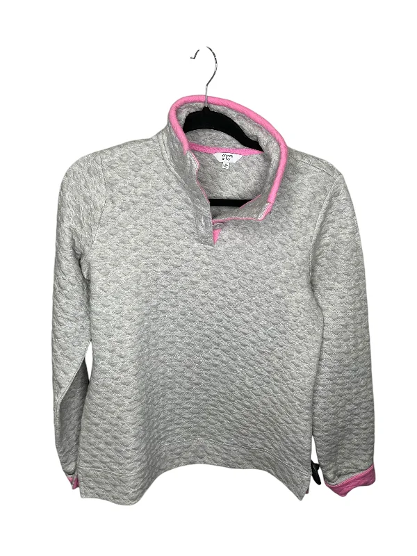 Daily Deals Sweatshirt Collar By Crown And Ivy In Grey, Size: S