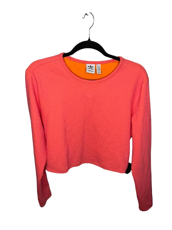 Hurry In Top Long Sleeve By Adidas In Pink, Size: Xl