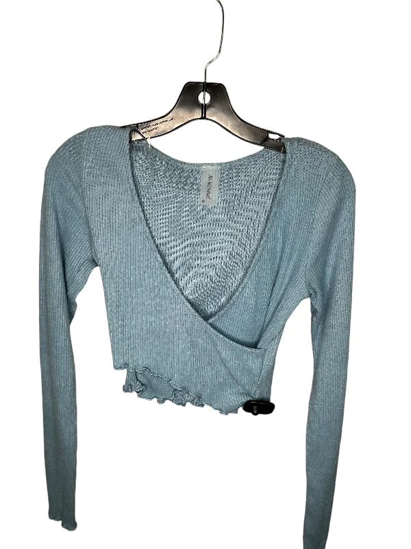 Get It Before It’s Gone Top Long Sleeve By Cmb In Blue, Size: M