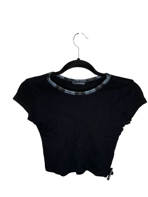 Clearance Sale Top Short Sleeve By Brandy Melville In Beige, Size: S