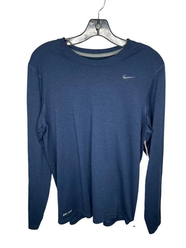 Weekend Deal Top Short Sleeve By Nike In Blue, Size: S