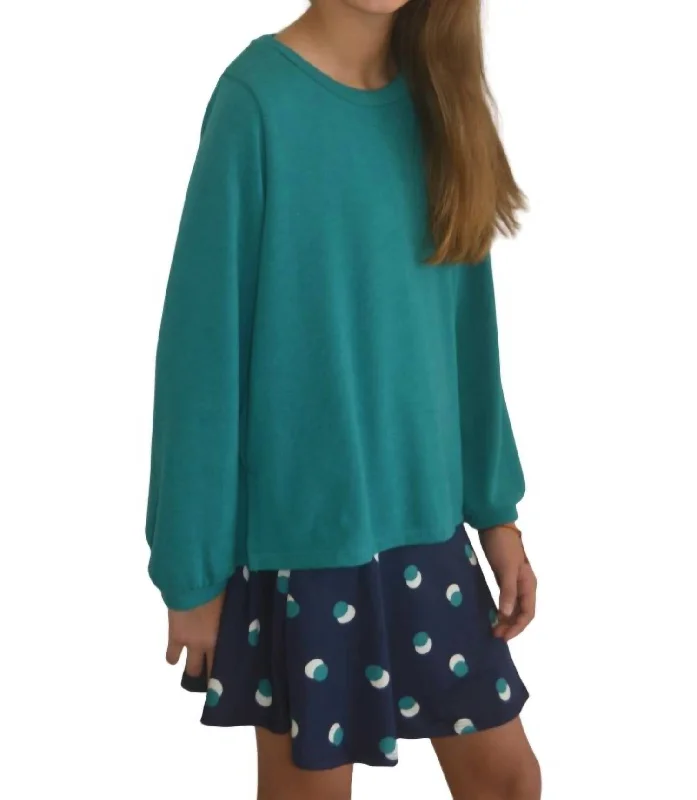Epic Deals Tween Lightweight Sweaters In Teal