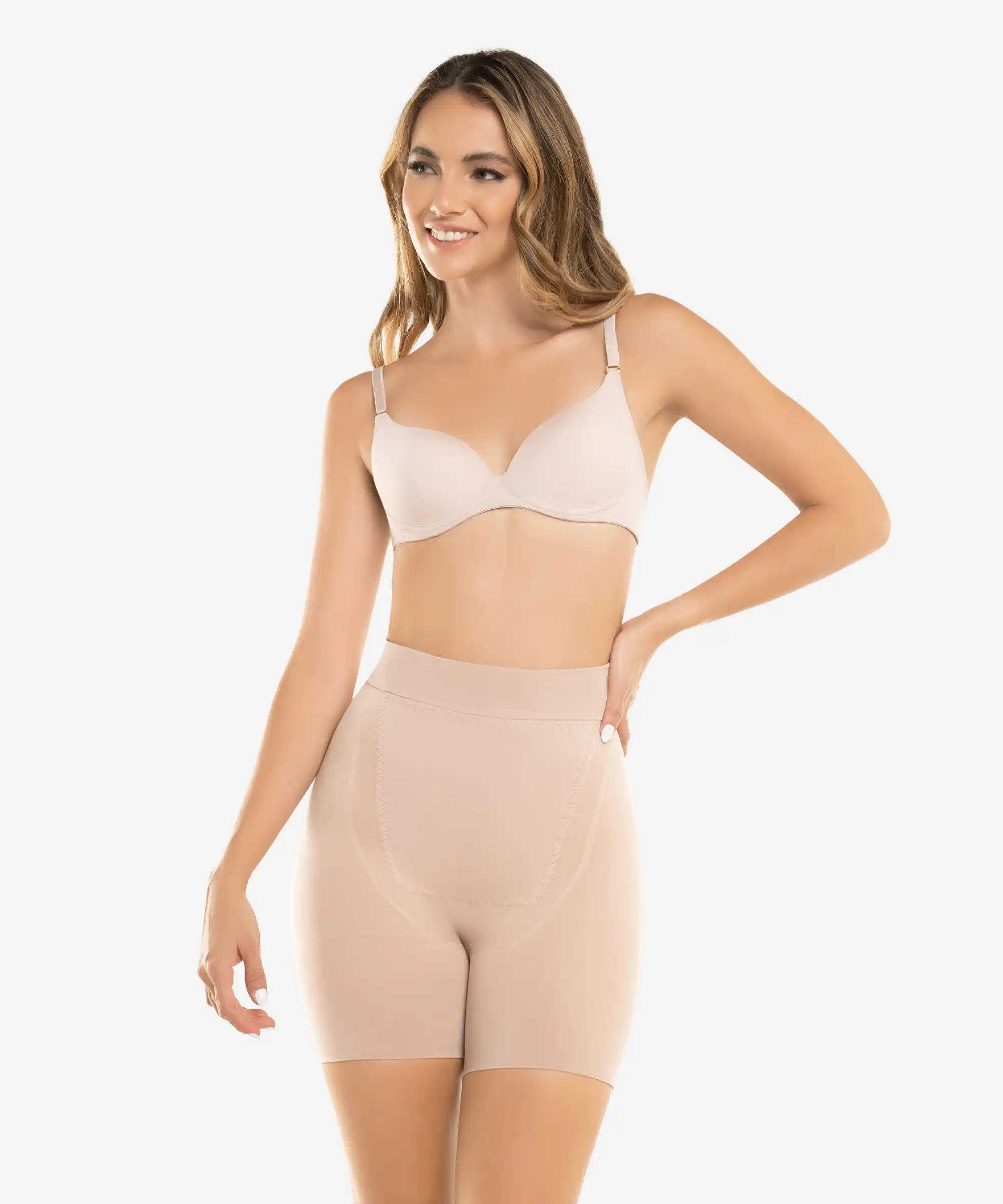 Abdomen Contouring Seamless Thermal Shorts - Style 1504