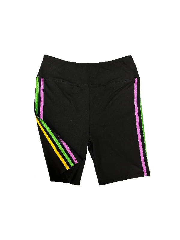 Limited Availability Adult Spandex 3-Stripe Black Bicycle Shorts