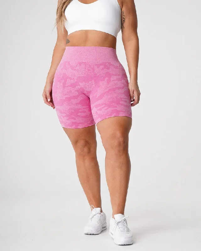 Flash Sale Camo Jacquard Seamless Yoga Shorts (8 colors)