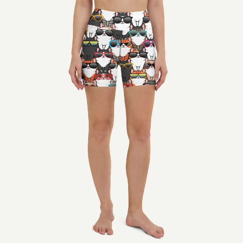 Super Bargain Cool Cats High-Waisted Shorts