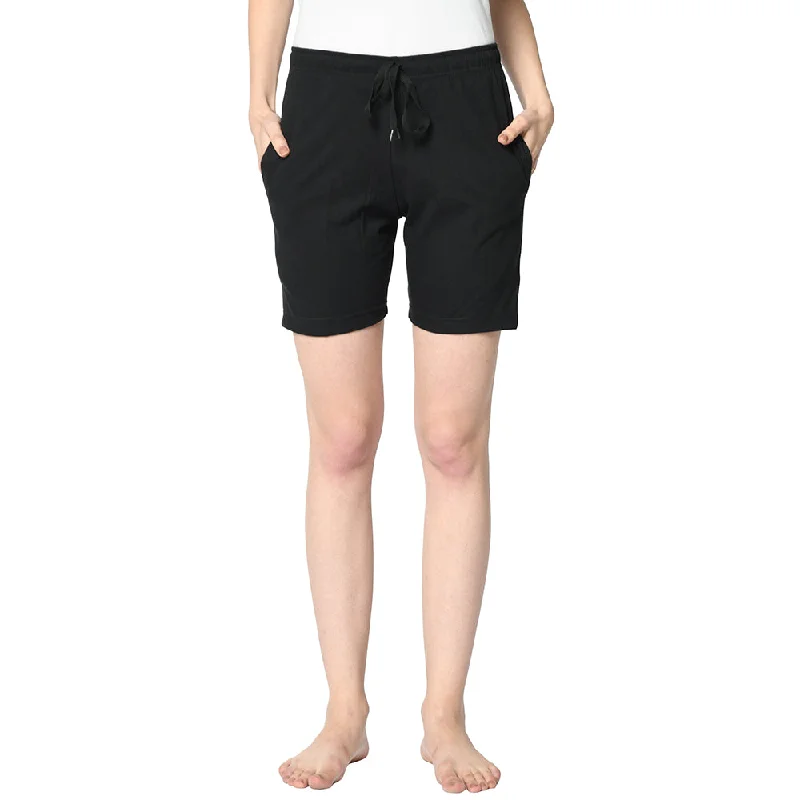 Bargain Prices Vimal Jonney Black Shorts For Women's