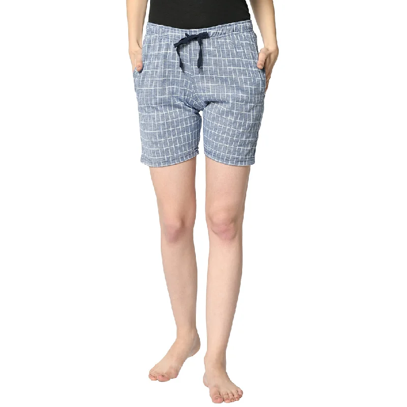 Deal Alert Vimal Jonney Blue Shorts For Women's