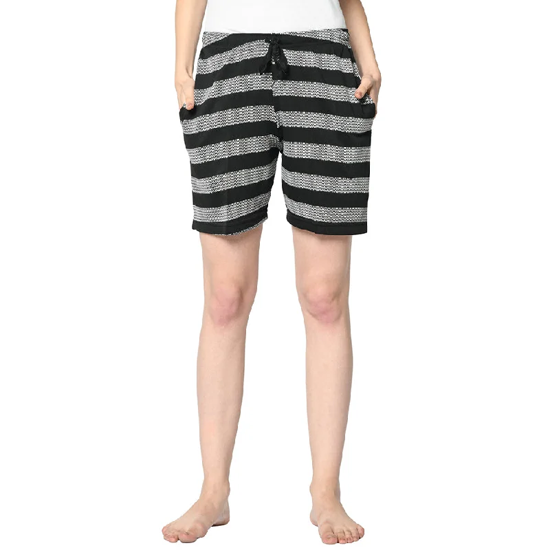 Overstock Sale Vimal Jonney Black Shorts For Women's