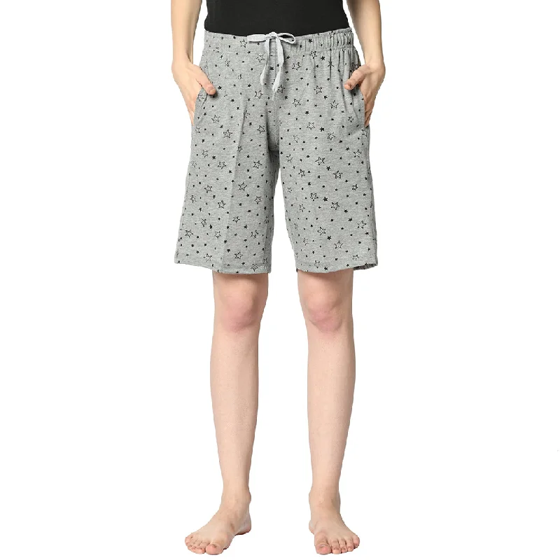 Anniversary Sale Vimal Jonney Grey Shorts For Women's