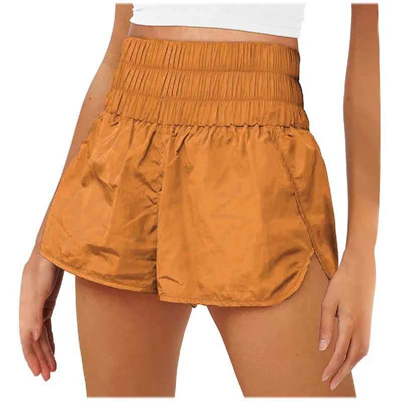 Super Sale Elastic High Waist Quick Drying Lady Fitness Shorts (5 colors)