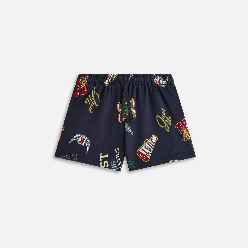 Doorbuster Deal Kith Kids Printed Liam Short - Nocturnal