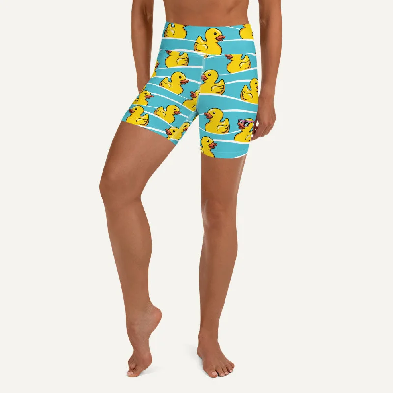 Bargain Prices Rubber Ducky High-Waisted Shorts