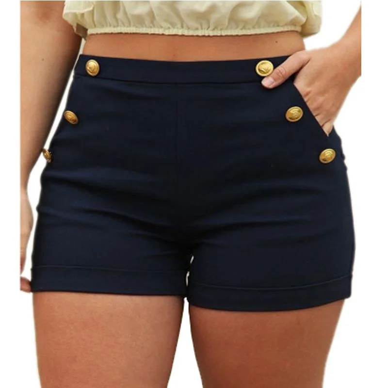 Clearance Items Summer Women Skinny Shorts Sexy  Fashion Casual Solid Black Short
