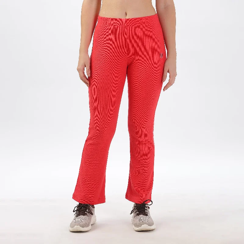 Big Discounts Women's Cotton Slim Flared Stretchy and Comfort Fit Pant