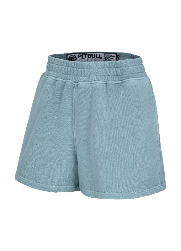Reduced Prices Women's sweat shorts Washed Manzanita - Blue