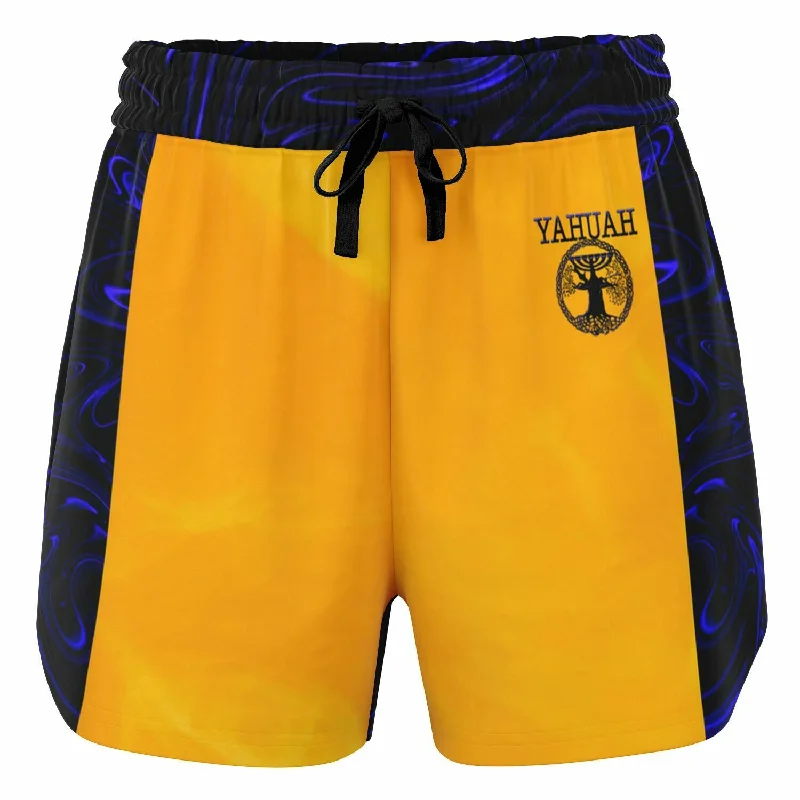 New Deals Yahuah-Tree of Life 02-02 Elect Ladies Designer Athletic Loose Shorts